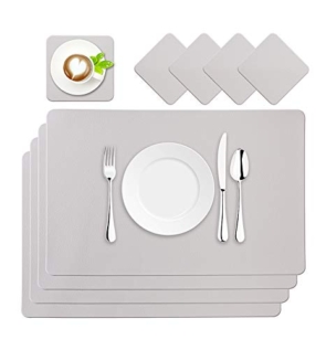 BaoWnylz-Placemats-PU-Leather-Place-Mats-Grey-Set-of-4-Washable-Waterproof-Table-Mats-45x30cm-and-Leather-Coasters-Suitable-for-Kitchen-Tables-Restaurants-and-Hotels-0.jpg